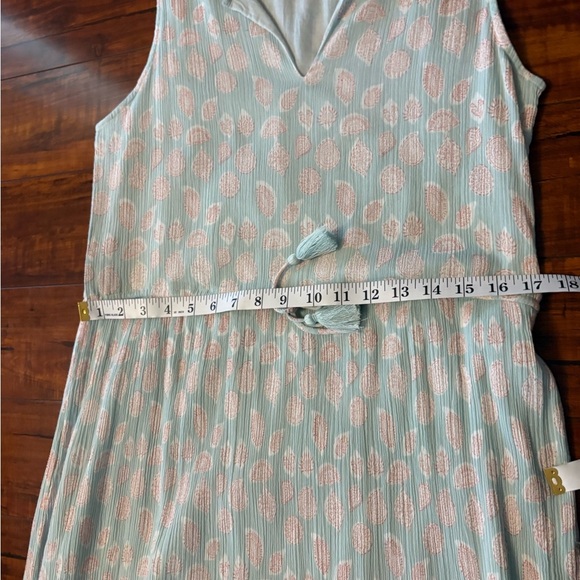 Roller rabbit boho artsy tassel bohemian the corrine maxi dress midi medium NWT - Picture 15 of 15